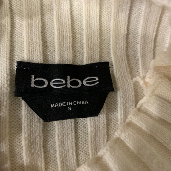 Bebe Two Tone Sweater Gently Used - Picture 4 of 4